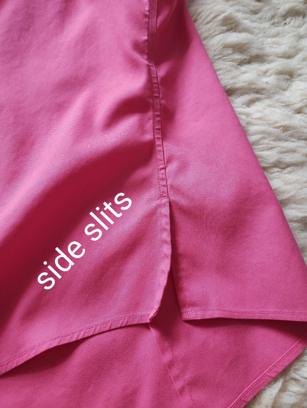 Coldwater Creek Pink Short Sleeve Cotton Blouse 2X - Picture 7 of 10